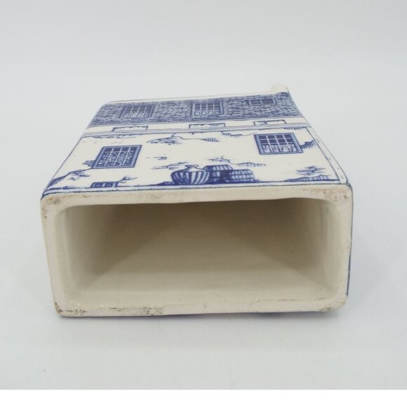 Delft Blue Canal House Hand Painted 17 Fantasie Gevel 1600 Made in Holland - Picture 7 of 8